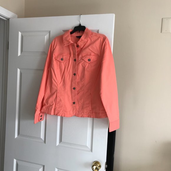 Charter Club Denim Jacket Xl Nwt 
